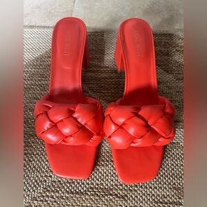 Nine West Braid Block Heel Sandal